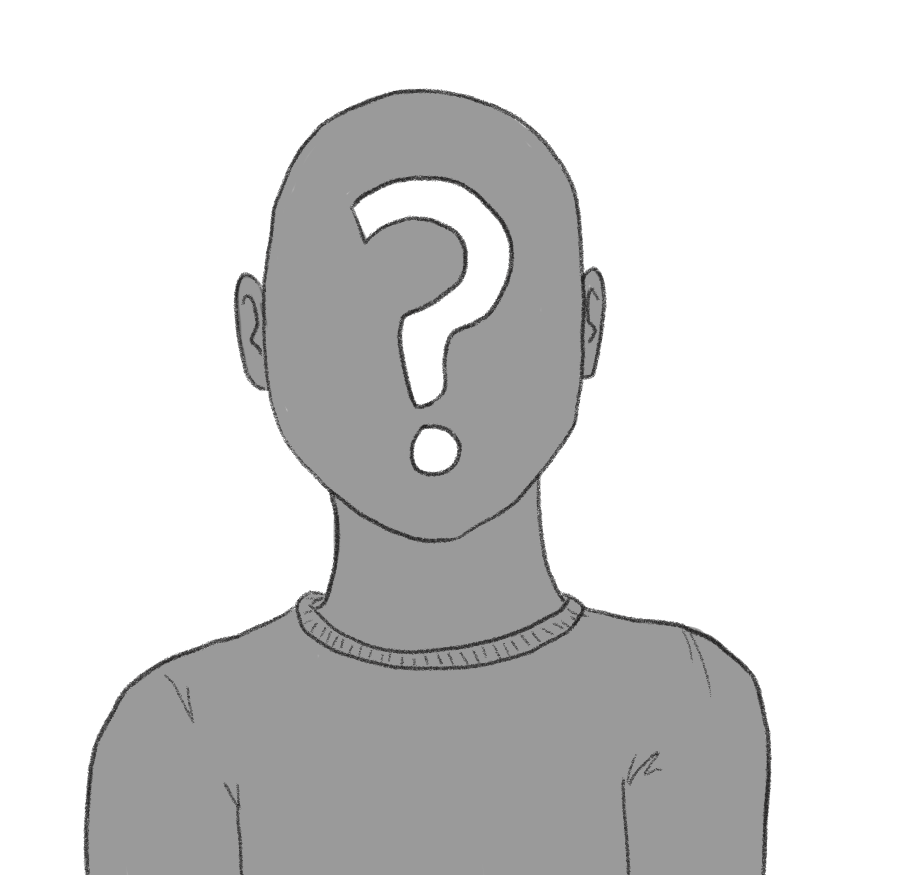 A drawn image of the character you
